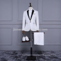 2018 New Arrival IOne Button Off White Color Men Suits in storck Cheap sale Men pants